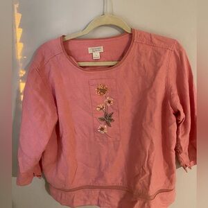 Cute Vintage Pink Top